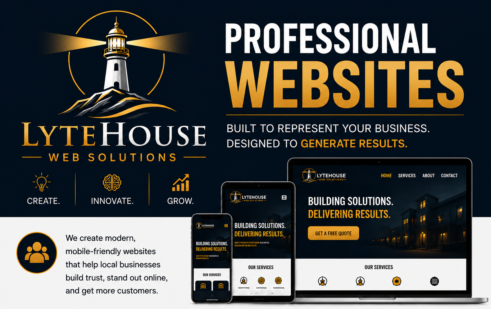 Lytehouse Web Solutions professional websites promotional design